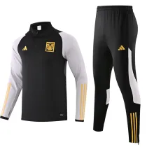 2024-25 Tigres UANL Black White Half Pull Tracksuit (半拉链)