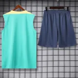 2024-25 Club America Light green Tank top and shorts suit