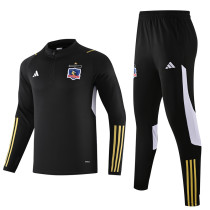 2024-25 Colo-Colo Black Half Pull Tracksuit (半拉链)