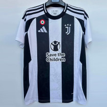 2024-25 JUV Home Fans Soccer Jersey (前带广告)