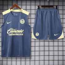 2024-25 Club America Light gray Tank top and shorts suit