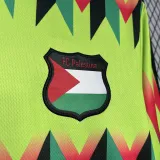 Palestina FC Red Green Retro Soccer Jersey