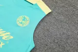 2024-25 Club America Light green Tank top and shorts suit