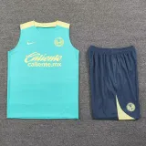 2024-25 Club America Light green Tank top and shorts suit