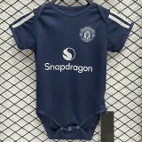 2024-25 Man Utd Away Baby Infant Crawl Suit