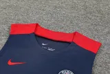 2024-25 PSG Royal blue Tank top and shorts suit
