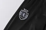 2024-25 Sporting Lisbon Black Half Pull Tracksuit (半拉链)