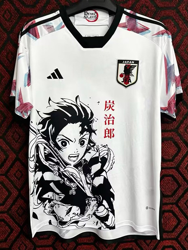 2024-25 Japan White Special Edition Fans Training Shirts (炭治郎)