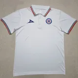 2024-25 Cruz Azul White Polo Short Sleeve