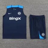 2024-25 CHE Royal blue Tank top and shorts suit
