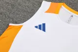 2024 AD White Tank top and shorts suit