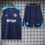 2024-25 CHE Royal blue Tank top and shorts suit