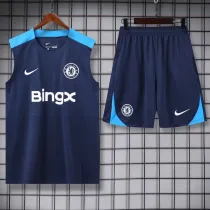 2024-25 CHE Royal blue Tank top and shorts suit