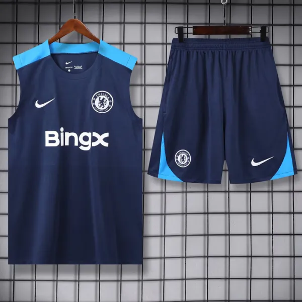 2024-25 CHE Royal blue Tank top and shorts suit