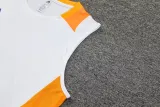 2024 AD White Tank top and shorts suit