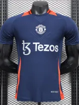 2024-25 Man Utd Blue Player Version Training shirts