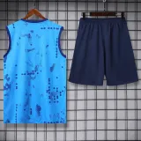 2024-25 CHE Light blue Tank top and shorts suit