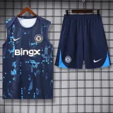 2024-25 CHE Royal blue Tank top and shorts suit