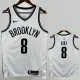 2022-23 NETS CUI #8 White Top Quality Hot Pressing NBA Jersey