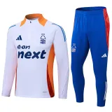2024-25 Nottingham Forest White Half Pull Tracksuit (半拉链)