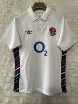 2024-25 England White Polo Rugby Jersey (有领)