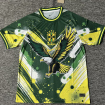 2024-25 Brazil Green Yellow Special Edition Training Soccer Jersey
