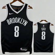 2022-23 NETS CUI #8 Black Top Quality Hot Pressing NBA Jersey