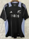 2024-25 New Zealand All Blacks T-Shirt Rugby Jersey (圆领)