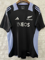2024-25 New Zealand All Blacks T-Shirt Rugby Jersey (圆领)