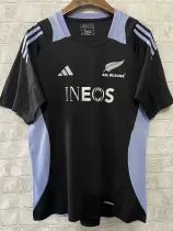2024-25 New Zealand All Blacks T-Shirt Rugby Jersey (圆领)