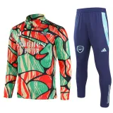 2024-25 ARS Green red Half Pull Tracksuit (半拉链)(涂鸦)
