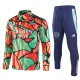2024-25 ARS Green red Half Pull Tracksuit (半拉链)(涂鸦)