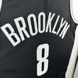 2022-23 NETS CUI #8 Black Top Quality Hot Pressing NBA Jersey