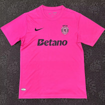 2024-25 Sporting Lisbon Pink Fans Soccer Jersey