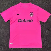 2024-25 Sporting Lisbon Pink Fans Soccer Jersey