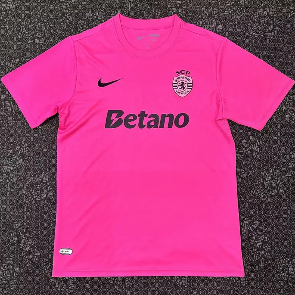 2024-25 Sporting Lisbon Pink Fans Soccer Jersey