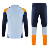2024-25 RMA Light blue Kids Long Sleeve Training Tracksuit (童装)