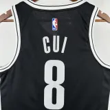 2022-23 NETS CUI #8 Black Top Quality Hot Pressing NBA Jersey
