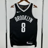 2022-23 NETS CUI #8 Black Top Quality Hot Pressing NBA Jersey