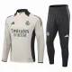 2024-25 RMA Beige Half Pull Tracksuit (半拉链)