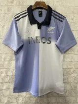2024-25 New Zealand All Blacks Purple Polo Rugby Jersey (有领)
