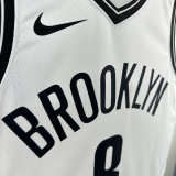 2022-23 NETS CUI #8 White Top Quality Hot Pressing NBA Jersey