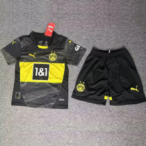2024-25 Dortmund Away Kids Soccer Jersey