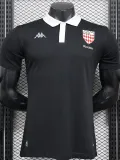 2024-25 Monaco Black 100th Anniversary Player Version Soccer Jersey