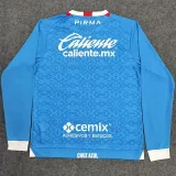 2024-25 Cruz Azul Home Long Sleeve Soccer Jersey (长袖)