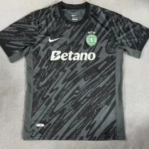 2024-25 Sporting Lisbon Black Goalkeeper Soccer Jersey