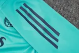 2024-25 RMA Light green Half Pull Tracksuit (半拉链)