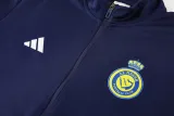 2024-25 Al-Nassr Royal blue Jacket Tracksuit #01