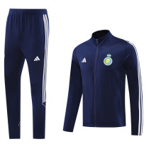 2024-25 Al-Nassr Royal blue Jacket Tracksuit #01