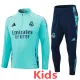 2024-25 RMA Light green Kids Half Pull Tracksuit (童装)(半拉链)